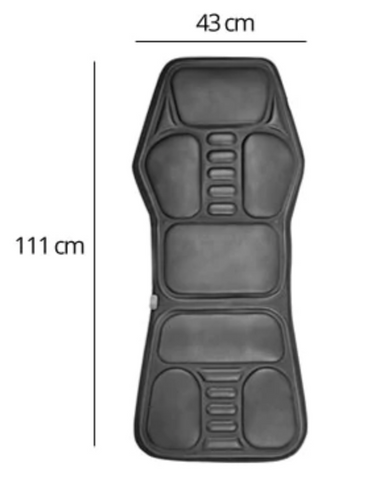 Portable Back Seat Massage Chair Pad Cushion for Relaxation & Comfort - Aroflit