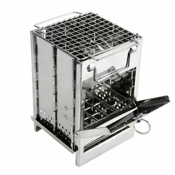 Portable Backpacking Camping Tent Wood Stove Cooker - Aroflit