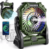 Portable Camping Water Misting Cooling Fan with LED Lighting - Aroflit