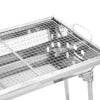 Portable Charcoal Grill with Folding Legs, Outdoor BBQ Grill for 5 - 10 - Aroflit