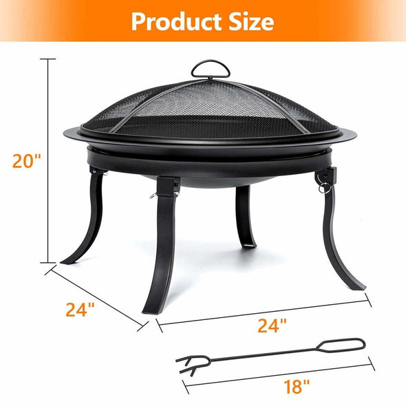 Portable Collapsible Folding Outdoor Camping Fire Pit - Aroflit