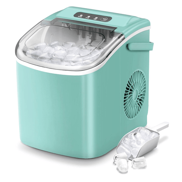 Portable Countertop Nugget Ice Maker Machine, 26LBS Daily Ice Capacity - Aroflit