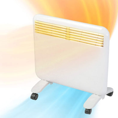 Portable Electric Room Space Heater with Wheels for Home & Office - Aroflit