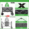 Portable Foldable Wagon Cart, Heavy Duty, All - Terrain, Easy Storage - Aroflit