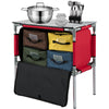 Portable Folding Camping Kitchen Table with Storage Bags - Aroflit