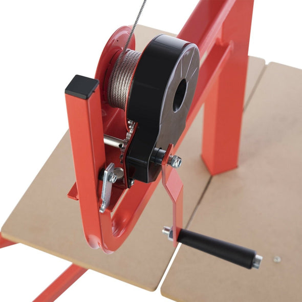 Portable Four Wheel Drywall Sheetrock Ceiling Panel Hoist Lift - Aroflit
