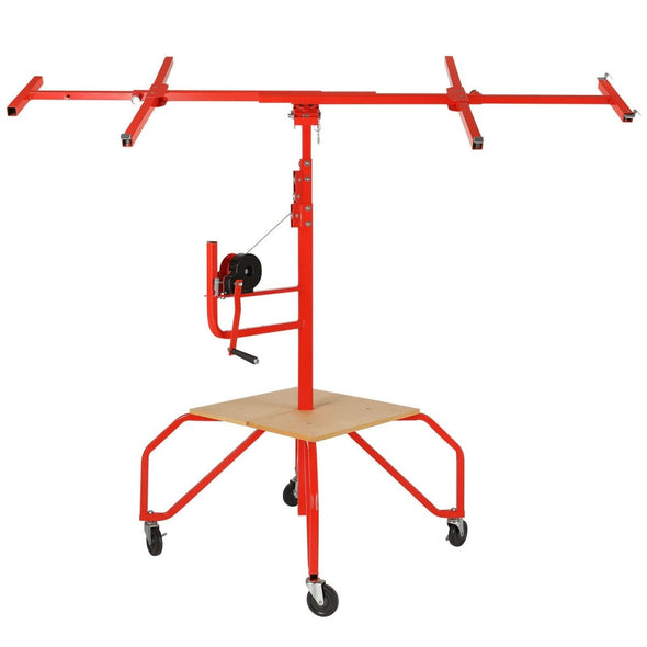 Portable Four Wheel Drywall Sheetrock Ceiling Panel Hoist Lift - Aroflit