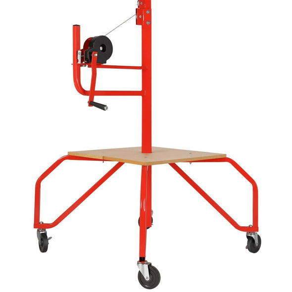 Portable Four Wheel Drywall Sheetrock Ceiling Panel Hoist Lift - Aroflit