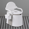 Portable Freestanding Camping RV Travel Potty Toilet with Handrails - Aroflit