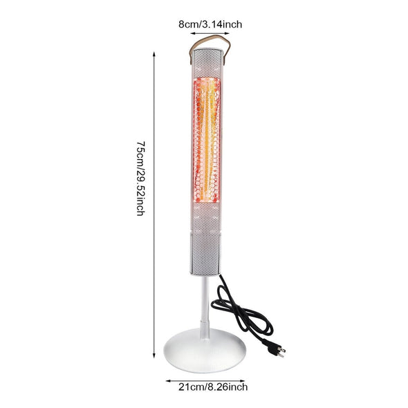 Portable Freestanding Infrared Patio Heater, Indoor/Outdoor Comfort - Aroflit