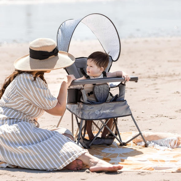 Portable High Chair Indoor Outdoor, Foldable, Durable, Travel - Friendly - Aroflit