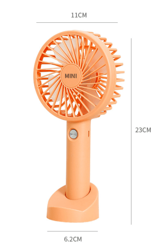 Portable Mini Hand Held Fan Rechargeable Desk Cooler - Aroflit
