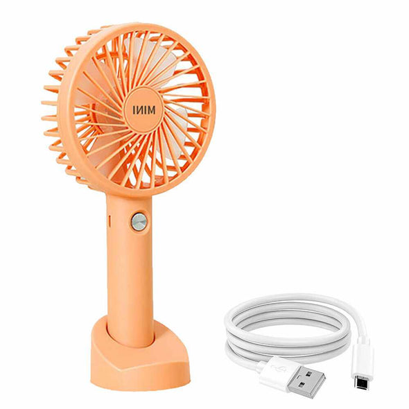 Portable Mini Hand Held Fan Rechargeable Desk Cooler - Aroflit