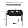 Portable Propane Burner Gas Cooker – 225,000 BTU Three Burner Outdoor Stove - Aroflit