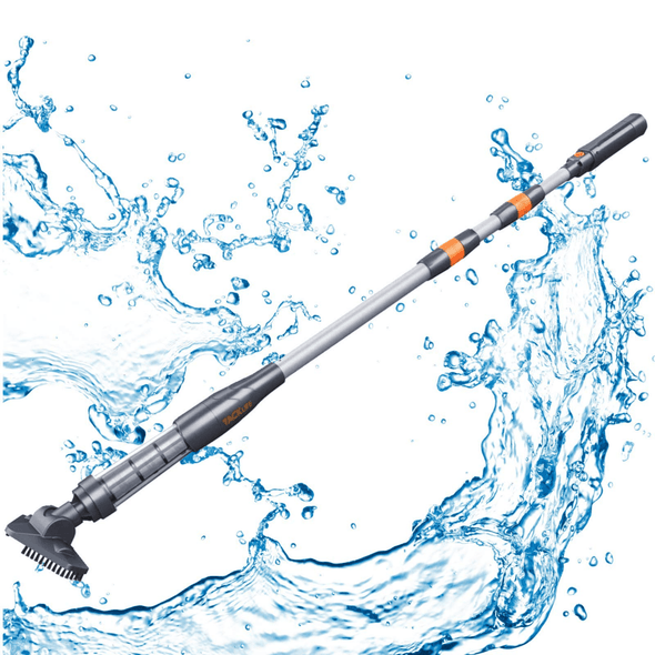 Portable Rechargeable Pool Vacuum Cleaner for Ground/Inground Pools - Aroflit