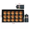 Portable Tabletop Gas Grill - 3 Burners, 319 Sq. In. Cooking Surface - Aroflit
