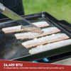 Portable Tabletop Gas Grill - 3 Burners, 319 Sq. In. Cooking Surface - Aroflit