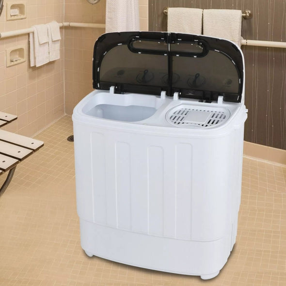 Portable Washing Machine and Dryer, Twin - Tub, Space - Saving - Aroflit