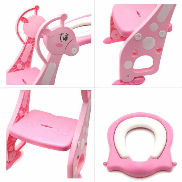 Potty Training Toilet Seat Chair With Ladder - Aroflit