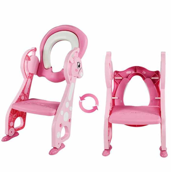 Potty Training Toilet Seat Chair With Ladder - Aroflit