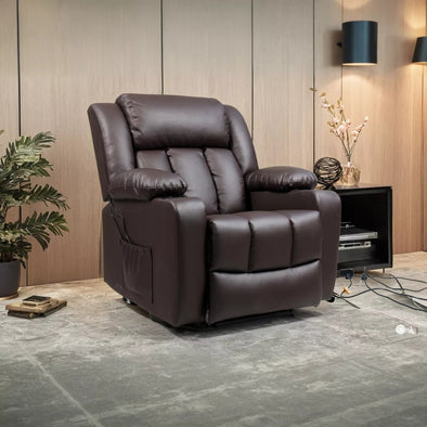 Power Lift Recliner – Massage, Heating, and Adjustable Comfort - Aroflit