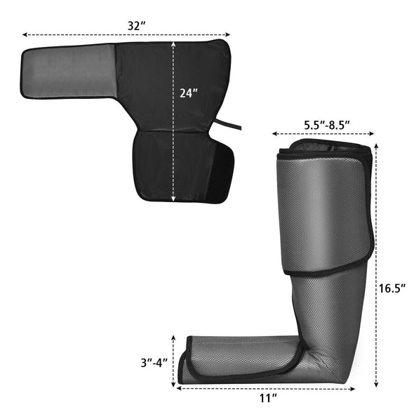 Powerful Calf & Foot Air Compression Massager Machine for Relief - Aroflit