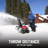 Powerful Electric Snow Blower 15 Amp | 21 - Inch Wide, LED, Maintenance - Free - Aroflit