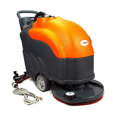 Powerful Electric Walk - Behind Auto Floor Scrubber for Tile & Wood Cleaning - Aroflit