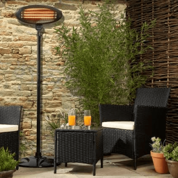 Premium 1500W Electric Infrared Patio Heater, Safe & Energy - Aroflit