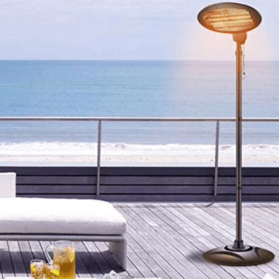 Premium 1500W Electric Infrared Patio Heater, Safe & Energy - Aroflit