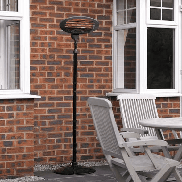 Premium 1500W Electric Infrared Patio Heater, Safe & Energy - Aroflit