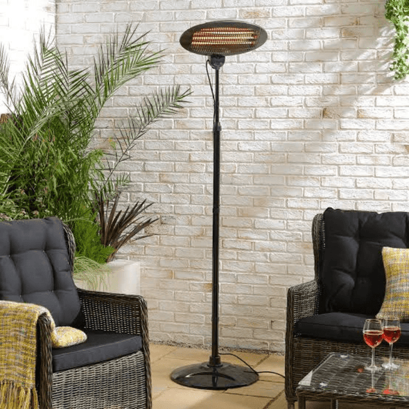 Premium 1500W Electric Infrared Patio Heater, Safe & Energy - Aroflit