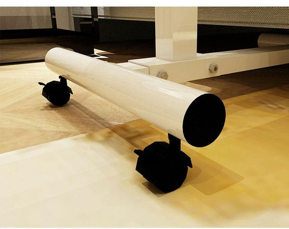 Premium Adjustable Over Bed Table with Rolling Height and Angle Stand - Aroflit
