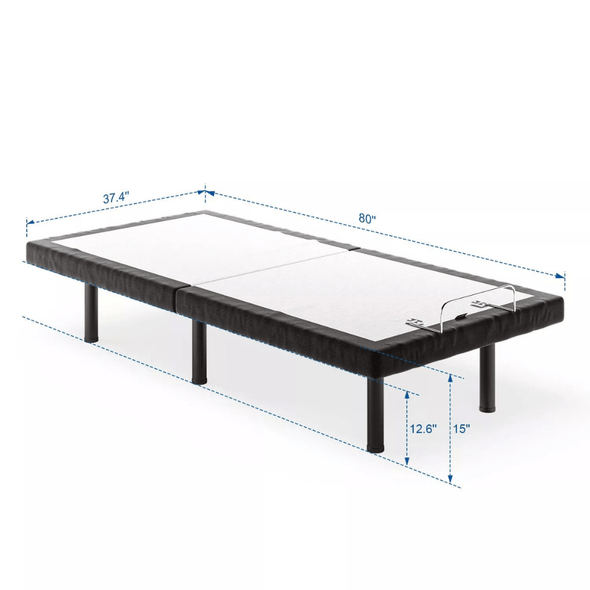 Premium Adjustable Raisable Wireless Remote Mattress Bed Frame - Aroflit