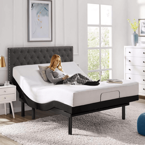 Premium Adjustable Raisable Wireless Remote Mattress Bed Frame - Aroflit