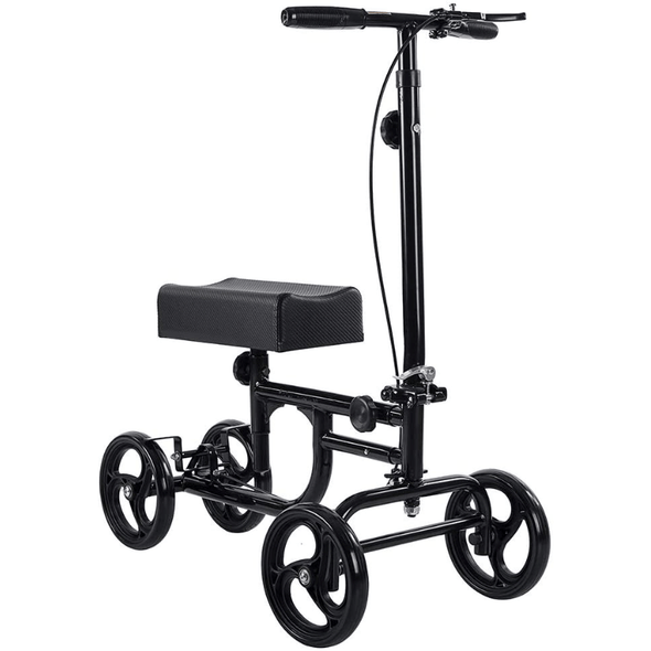 Premium All Terrain Medical Knee Walker Scooter, Adjustable & Safe - Aroflit