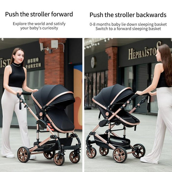 Premium Baby Pram – 3 In 1 Multi - Functional - Aroflit