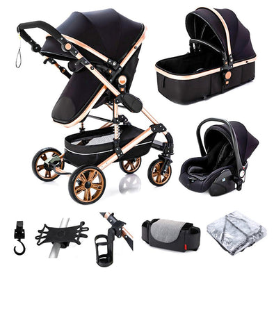 Premium Baby Pram – 3 In 1 Multi - Functional - Aroflit