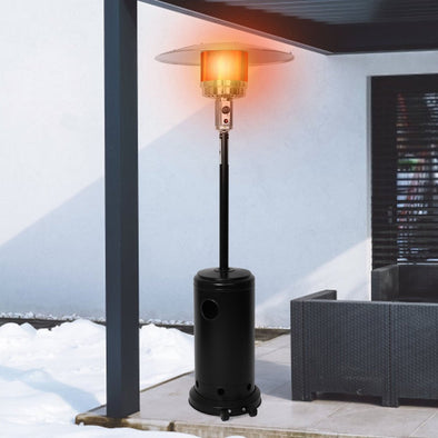 Premium Freestanding Outdoor Garden Propane Gas Patio Heater – 48,000 BTU - Aroflit