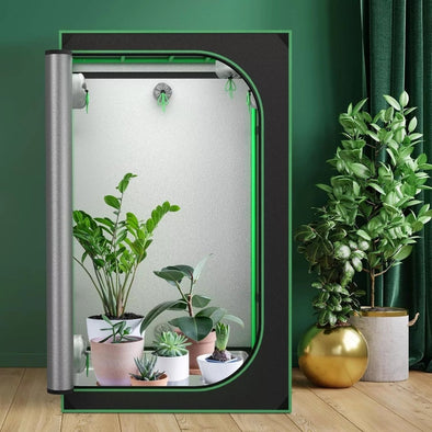Premium Grow Tent for Indoor Gardening, Spacious, Durable, Reflective - Aroflit
