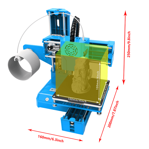 Premium K9+ Kids 3D Printer, Compact, Safe, Quiet, Easy to Use - Aroflit
