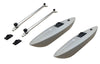 Premium Kayak Stabilizer System with Adjustable Arms & Anodized Aluminum - Aroflit
