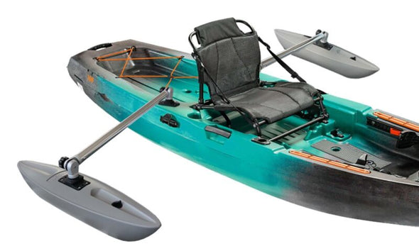 Premium Kayak Stabilizer System with Adjustable Arms & Anodized Aluminum - Aroflit