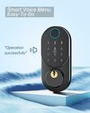 Premium Keypad Door Lock with Fingerprint, Pin, Key Fob & Auto - Lock - Aroflit