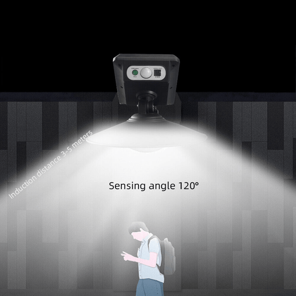 Premium LED Solar UFO Street Light with Remote, Waterproof - Aroflit