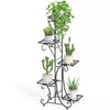 Premium Metal Plant Stand, Tiered Display Rack for Indoor & Outdoor - Aroflit