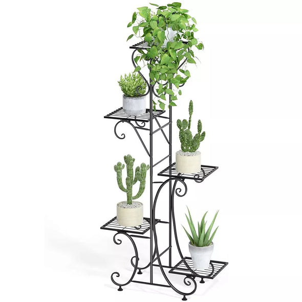Premium Metal Plant Stand, Tiered Display Rack for Indoor & Outdoor - Aroflit