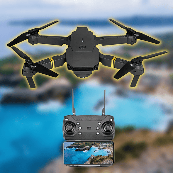 Premium Mini 4K Flying Dual Camera RC Drone Kit with Foldable Design - Aroflit