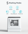 Premium Portable Countertop Dishwasher – Compact, Quiet & Efficient - Aroflit