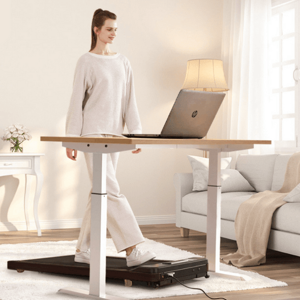 Premium Under Desk Standing Walking Pad Treadmill - Aroflit